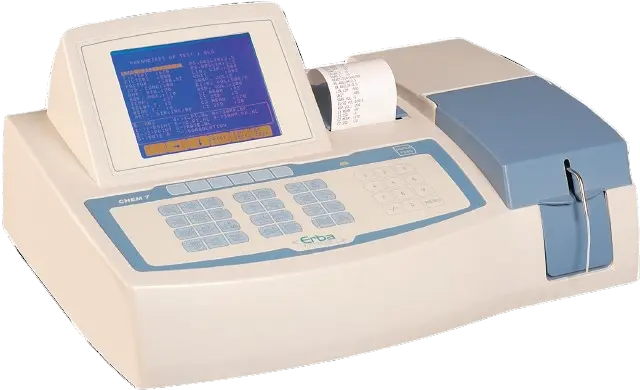 Erba CHEM-7 analyzer at NADL Healthcare